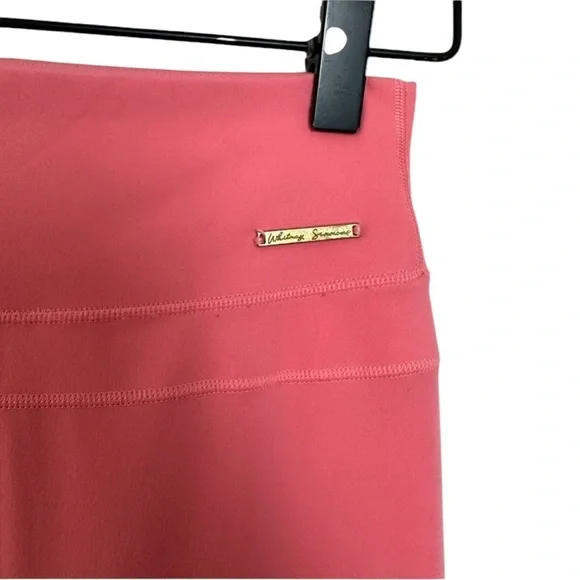 GYMSHARK x Whitney Simmons- V2 Leggings Coral Pink Athletic Training Gym Workout - Picture 6 of 9